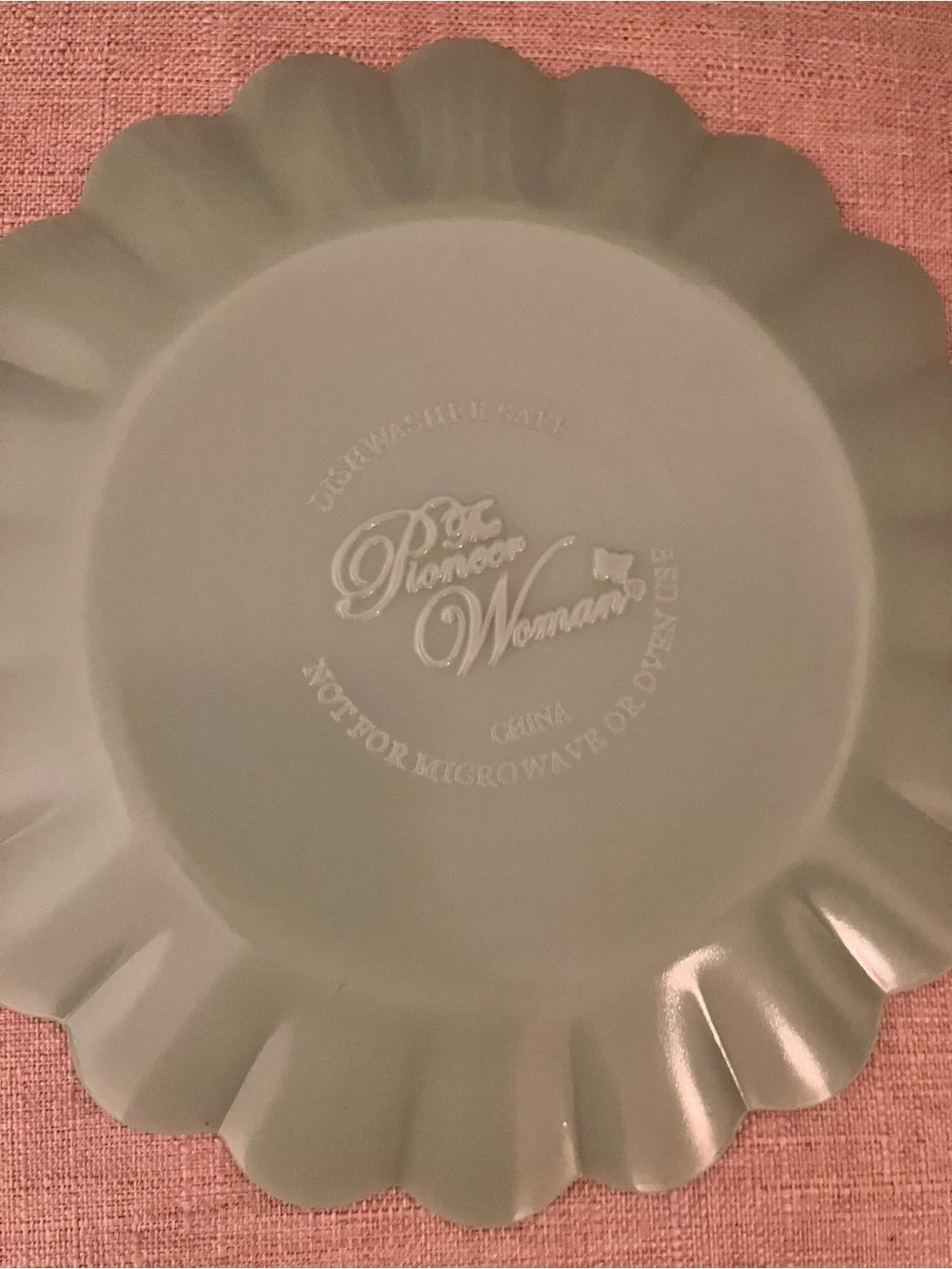 Pioneer Woman Jade Dinner and Salad Plate Set